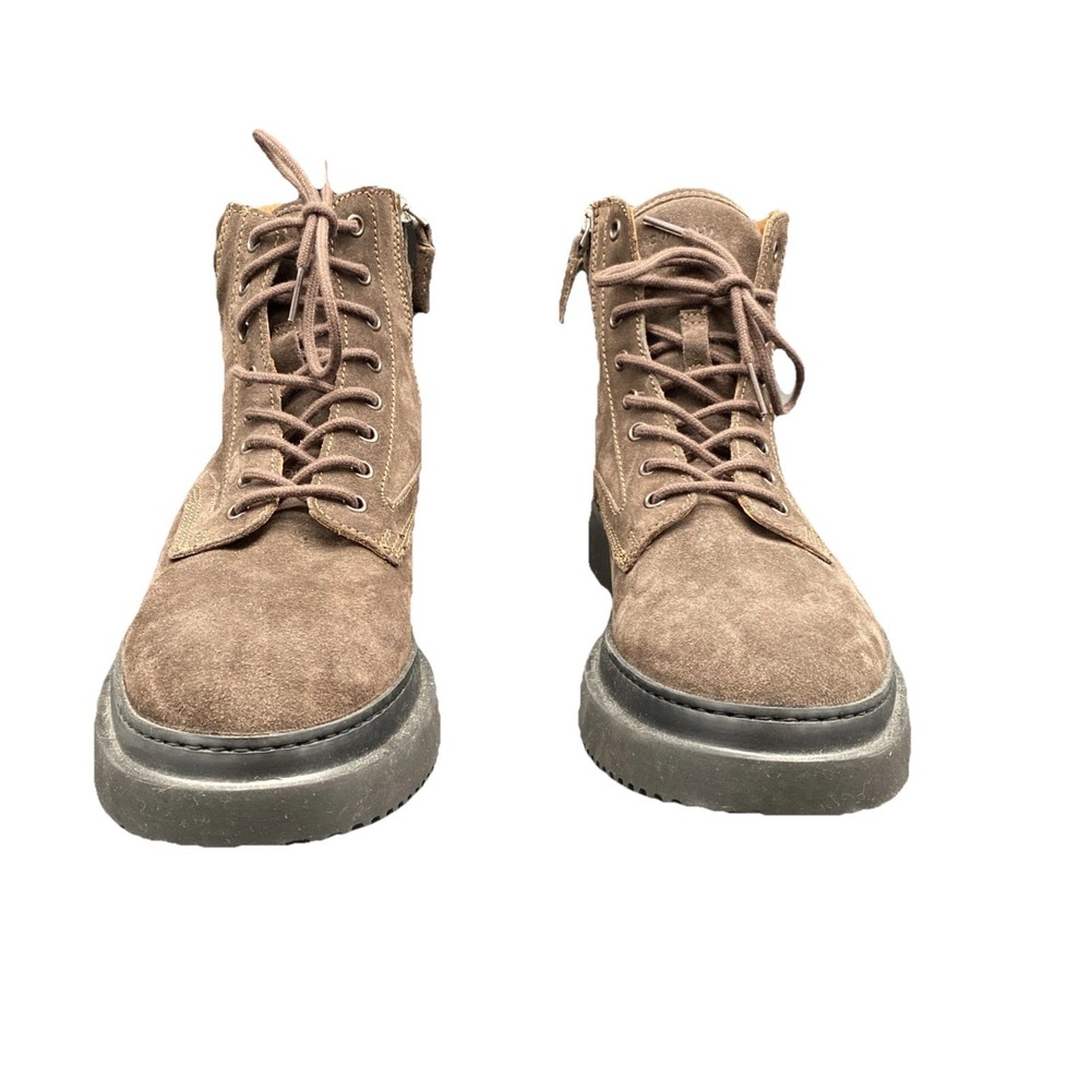 Aquatalia Dante Waterproof Mens Brown Suede Casual Dress‎ Boots. Size 11